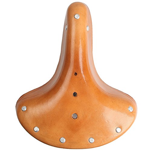 Artensky Coprisedile Bici in Pelle Sella Coprisedile Bici Vintage Retro Bici da Corsa 26 * 21,5 cm