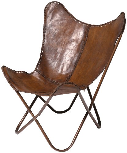Kare Butterfly Sedia, Marrone, 69.6 x 49.2 x 16 cm