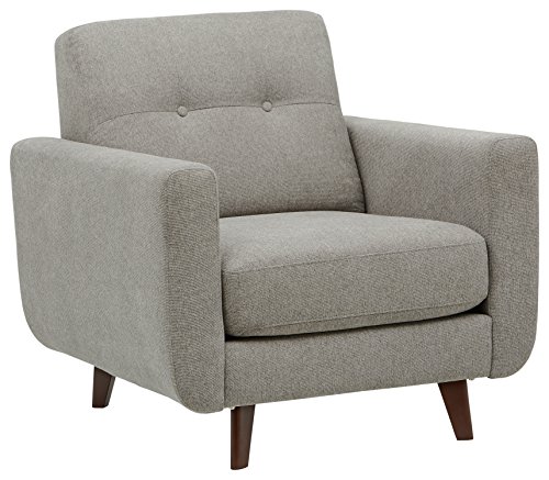 Marchio Amazon – Rivet, sedia trapuntata modello Sloane, stile mid-century moderno, colore pietra