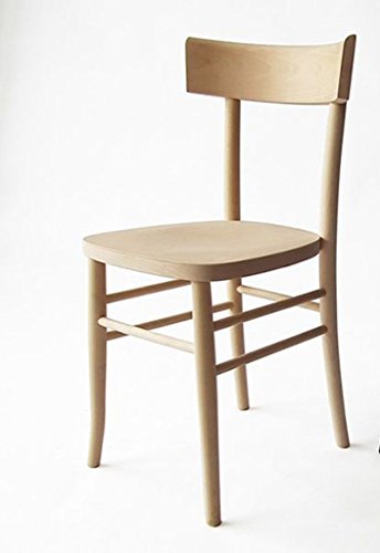 SEDIA IN LEGNO NUOVA GIA’ MONTATA GREZZO DA VERNICIARE MODELLO MILANO VINTAGE ANNI 50