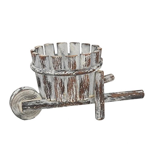 Vaso per fiori creativo da giardino, anticorrosione, in legno carbonizzato anticorrosione, per interni ed esterni, decorazione per balcone, stile vintage