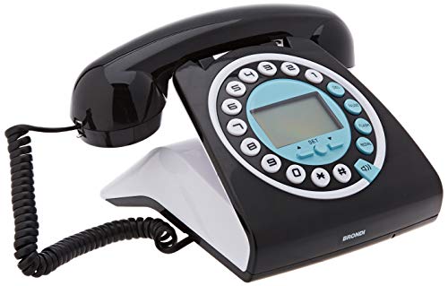 Brondi Hallo Telefono Fisso, Nero