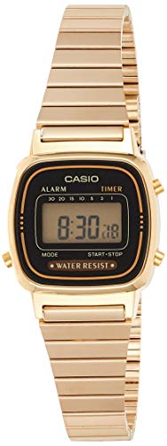 Casio – LA670WGA-1D Orologio da Polso, Vintage, Donna