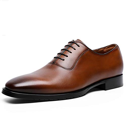 DESAI Stringate Scarpe Eleganti Derby Vintage da Uomo in Pelle Oxford