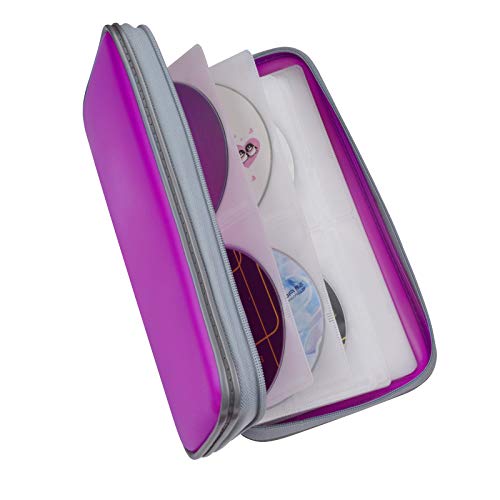 Fanspack Porta CD Porta DVD borsa CD album borsa Porta CD 80 disch plastica CD custodia