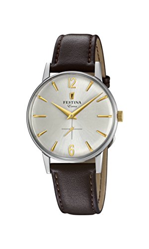 Festina Orologio Analogico Unisex con Cinturino in Pelle F20248/2