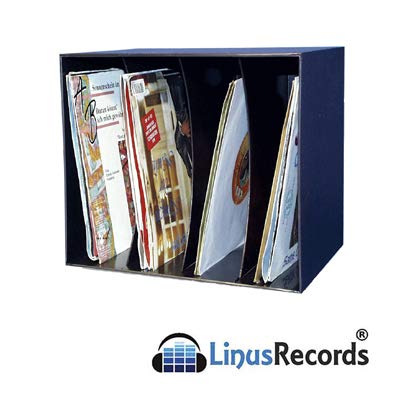 LinusRecords Contenitore da Parete o Tavolo per 80 Dischi 45 Giri Vinile 7 Pollici
