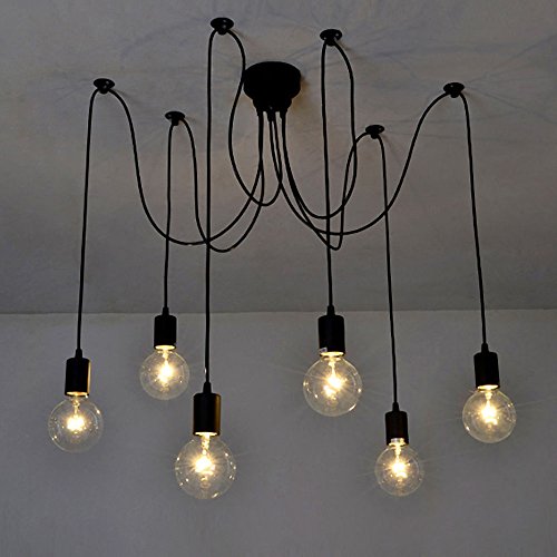 Lixada – base lampadine lampadario pendente (6 braccia)
