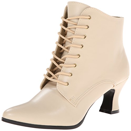 pleaser Vic35/crpu, Stivaletti Donna, Bianco Grezzo (Panna), 41 EU