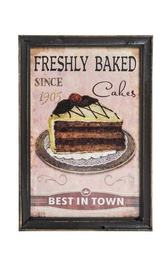 QUADRO DECORATIVO Shabby Chic Cakes 25×33 cm