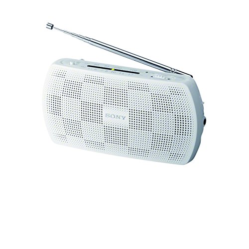 Sony SRF-18 Radio Stereo Portatile, FM/AM, Bianco