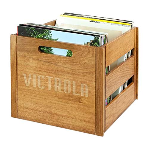 Victrola Custodia Valigia Vintage porta vinili 70 pezzi LP – Legno
