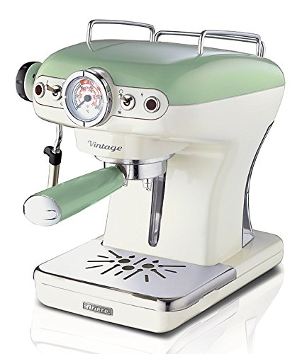 Ariete 1389 Caff Espresso Vintage  Macchina per caff Espresso per polvere o cialda ESE in colore Verde pastello