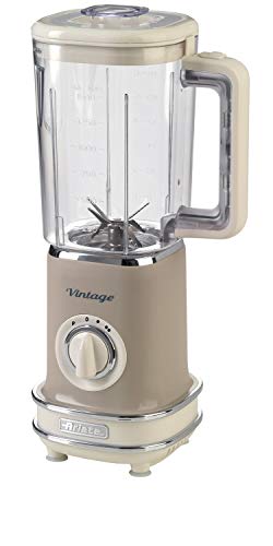 Ariete 568 Frullatore Vintage  Frullatore con 500 watt e tazza graduata da 15 litri 2 velocit  pulse in colore Beige pastello