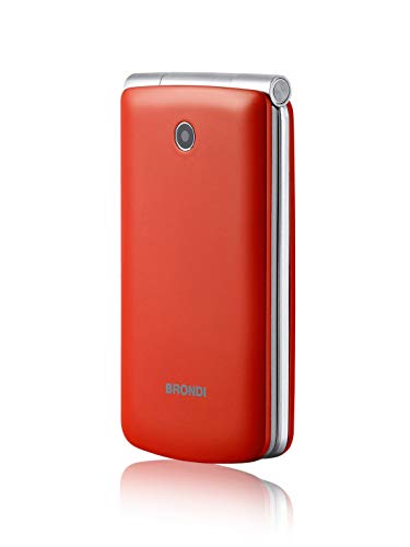 Brondi Magnum 3 Telefono Cellulare, Tastiera Fisica, Rosso, Chiuso: 109x58x19 mm