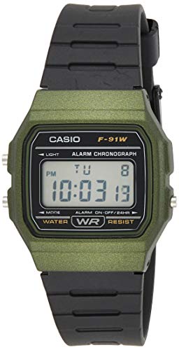 Casio Digitale Quarzo Orologio da Polso F-91WM-3AEF