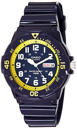 Casio Orologio Analogico al Quarzo Uomo con Cinturino in Resina MRW-200HC-2BVEF