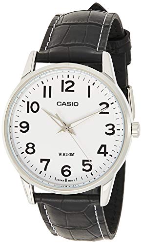 Casio Orologio Analogico al Quarzo Uomo con Cinturino in Pelle MTP-1303L-7BVEF