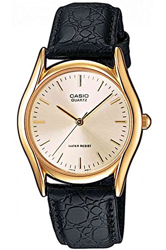 Casio Orologio Analogico Classico Quarzo Uomo con Cinturino in Pelle MTP-1154PQ-7A