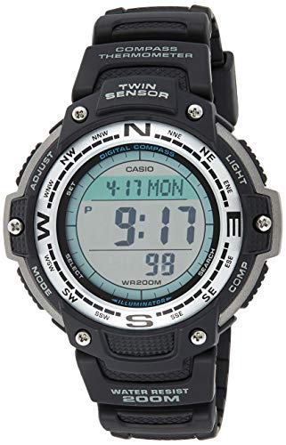 Casio Orologio Digitale al Quarzo Uomo con Cinturino in Resina SGW-100-1VEF