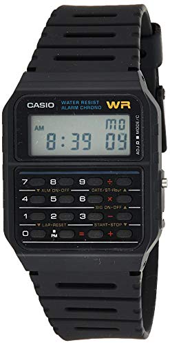 Casio Orologio Digitale Quarzo Unisex con Cinturino in Plastica CA-53W-1ER