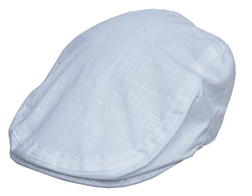 Cool4 A03 – Berretto in lino, stile vintage Gatsby bianco 60