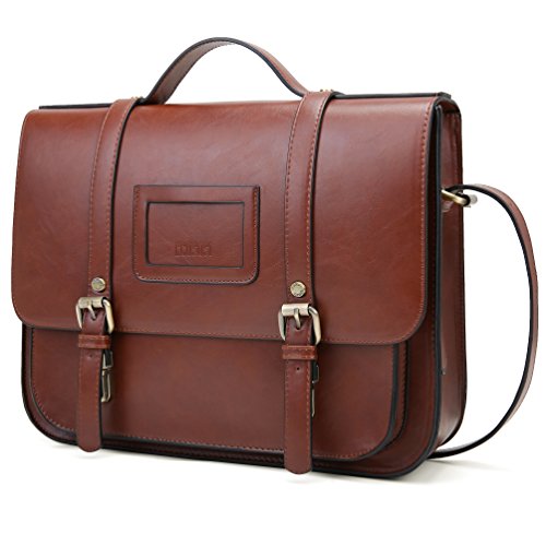 ECOSUSI Borsa a Tracolla Borse a Mano in Pu Pelle Borsa Vintage Donna, Marrone