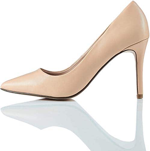 find. Point High Heel Leather Court Scarpe con Tacco, Beige), 36 EU