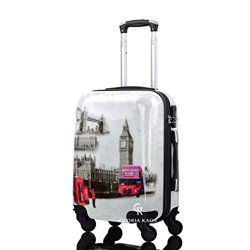 Gloria Kaos – Trolley Bagaglio a Mano Valigia Ultra Leggero In Policarbonato Flessibile 50cm