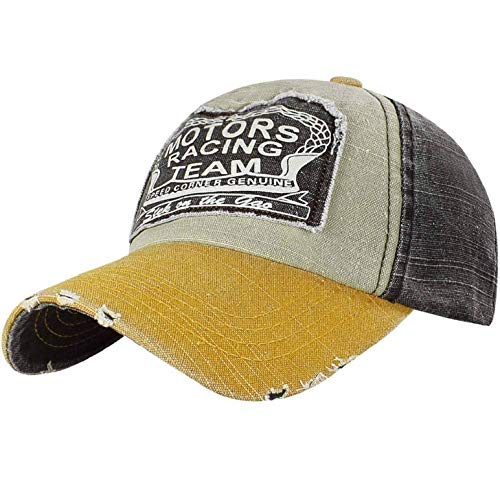 heekpek Cappello Uomo Donna Baseball Berretto Cappello Vintage Denim Stampato Snapback Pianura di Hip-Hop del da Baseball Ragazzo Regolabile