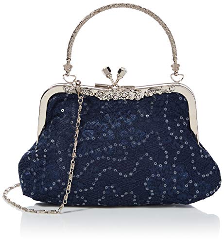 Joe Browns Moonlit Lace Bag Pochette Donna Blu One Size