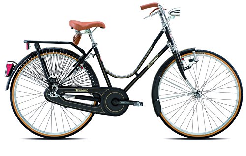 Legnano Ciclo 101 Urban, Bicicletta Vintage Donna, Nero, 44