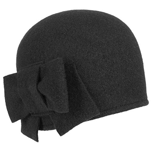 Litika Cappello Lana Cotta Seeberger cappello follato Taglia unica – nero