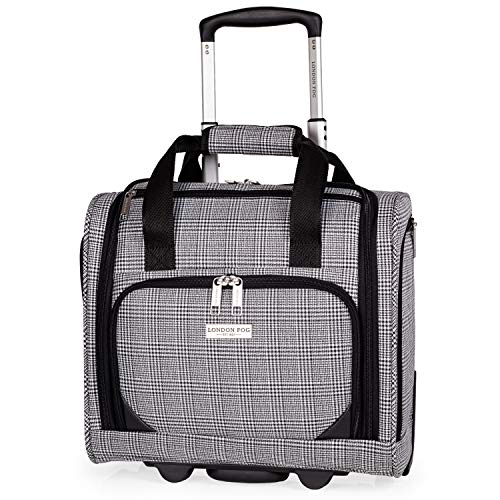 London Fog Set di valigie Silver Plaid CarryOn