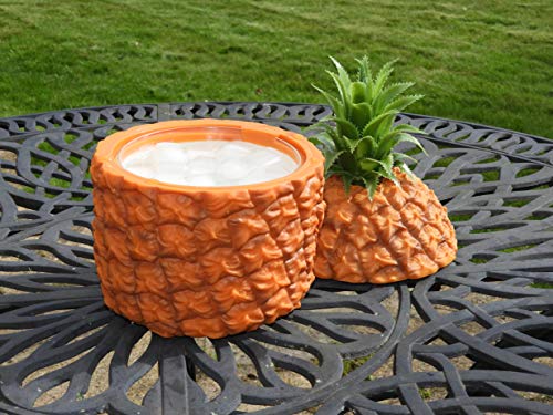 Retro Ananas Secchiello per il ghiaccio – Vintage in plastica a forma di ananas Centrotavola