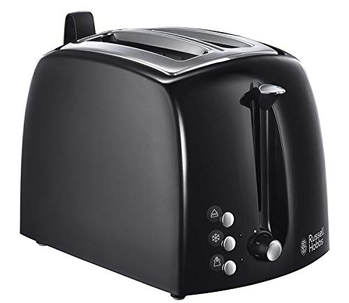 Russell Hobbs 2260156 Tostapane 850 W Strato esterno in Plastica 2 Scomparti nero
