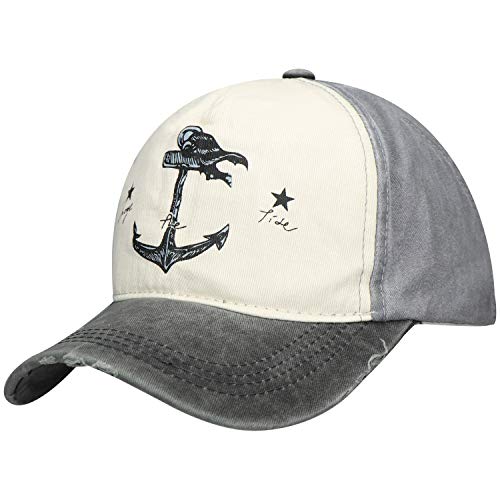 Selldorado® Berretto da Baseball Moderno ed Elegante in Stile Vintage alla Moda Adatto a Qualsiasi Outfit (Grigio)