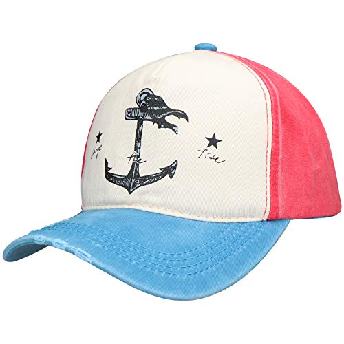 Selldorado® Berretto da Baseball Moderno ed Elegante in Stile Vintage alla Moda Adatto a Qualsiasi Outfit (Rosso)