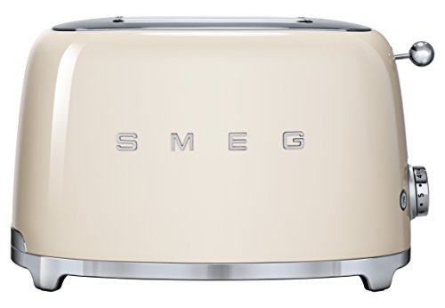 SMEG Tostapane TSF01CREU Acciaio Inossidabile 2 Scomparti Beige