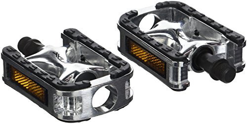 XLC City-/Comfort-Pedal PD-C01 Unisex-Adult, Argento/Nero, One Size