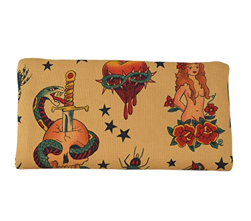 Plan B Portasigarette Tabacco Trinciato Yolo Tattoo 16 x 85 cm 50 g con Borsa in Gomma EVA Multicolore
