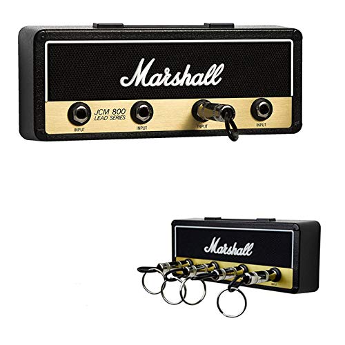 RAINBEAN – Portachiavi Marshall Jack II 2.0 JCM800, portachiavi a tema chitarra, con ganci, montaggio a parete